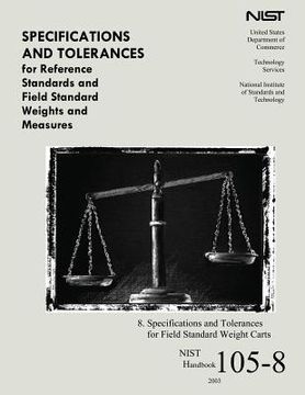 portada Specifications and Tolerances for Reference Standards and Field Standard Weight and Measures
