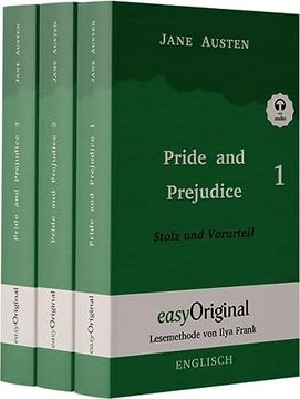 portada Pride and Prejudice / Stolz und Vorurteil - Teile 1-3 Softcover (Buch + 3 mp3 Audio-Cd) - Lesemethode von Ilya Frank - Zweisprachige Ausgabe Englisch-Deutsch