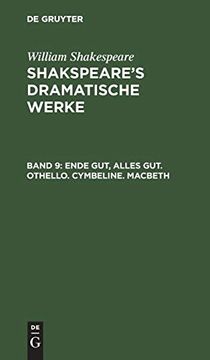 portada Ende Gut, Alles Gut. Othello. Cymbeline. Macbeth (en Alemán)