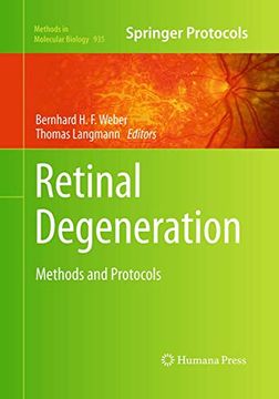 portada Retinal Degeneration: Methods and Protocols (Methods in Molecular Biology, 935) (en Inglés)