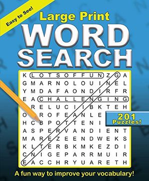 portada Large Print Word Search 
