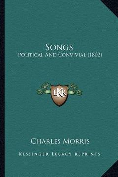 portada songs: political and convivial (1802) (en Inglés)