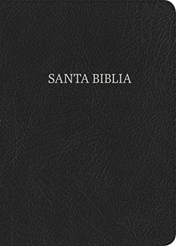 portada Nvi Biblia Letra Grande Tamaño Manual Negro, Piel Fabricada