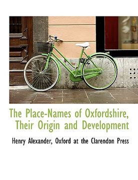 portada the place-names of oxfordshire, their origin and development