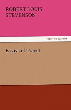 portada essays of travel (en Inglés)