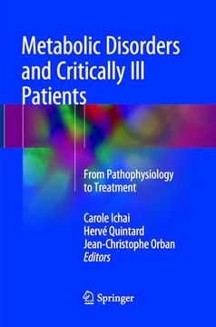 portada Metabolic Disorders and Critically Ill Patients: From Pathophysiology to Treatment