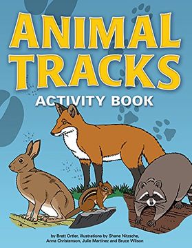 portada Animal Tracks Activity Book (Color and Learn) (in English)