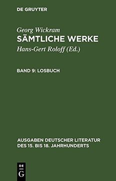 portada 9: Losbuch: Losbuch Vol 9 (Ausgaben deutscher literatur des XV. bis XVIII jahrhunderts)