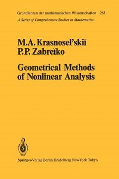 portada geometrical methods of nonlinear analysis (in English)