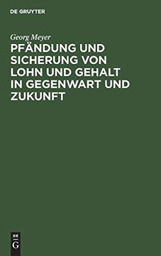 portada Pfändung und Sicherung von Lohn und Gehalt in Gegenwart und Zukunft: Reformvorschläge (en Alemán)