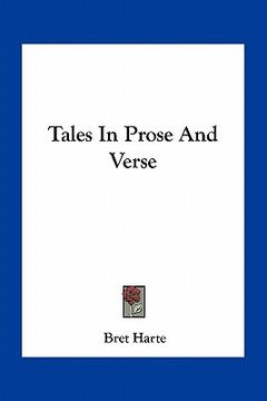 portada tales in prose and verse (en Inglés)