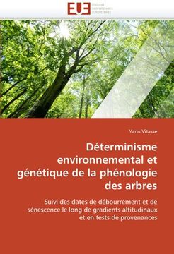 portada Determinisme Environnemental Et Genetique de La Phenologie Des Arbres