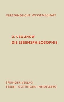 portada Die Lebensphilosophie (Verständliche Wissenschaft) (German Edition)