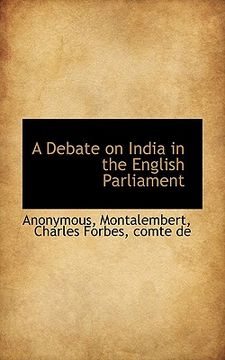 portada a debate on india in the english parliament