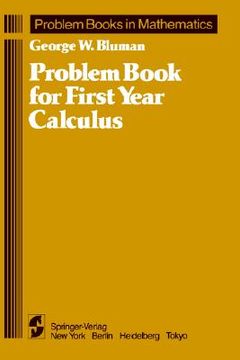 portada problem book for first year calculus (in English)