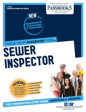 portada Sewer Inspector (C-2454): Passbooks Study Guide Volume 2454 (in English)