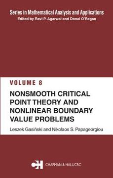 portada Nonsmooth Critical Point Theory and Nonlinear Boundary Value Problems (en Inglés)
