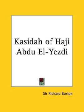 portada kasidah of haji abdu el-yezdi (en Inglés)
