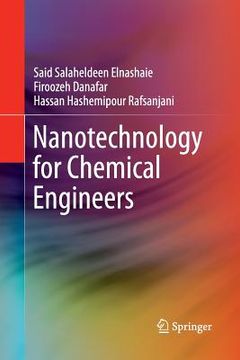 portada Nanotechnology for Chemical Engineers (en Inglés)