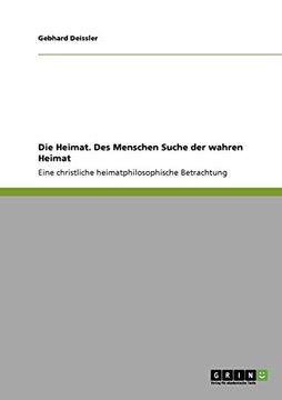 portada Die Heimat. Des Menschen Suche der wahren Heimat (German Edition)