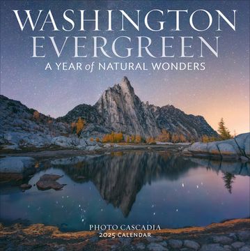 portada Washington Evergreen Wall Calendar 2025: A Year of Natural Wonders