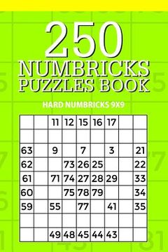portada 250 Numbricks Puzzle Book: Hard Numbricks 9x9