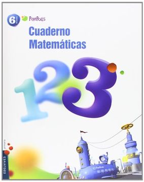 portada Cuaderno 3 de Matematicas 6º Primaria (Pixepolis)