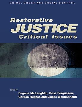 portada restorative justice: critical issues (in English)