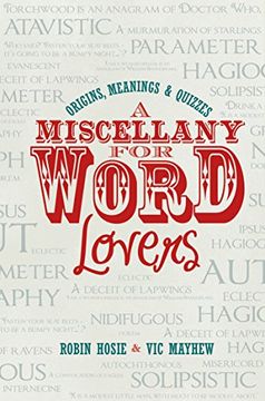 portada Miscellany for Word Lovers (en Inglés)