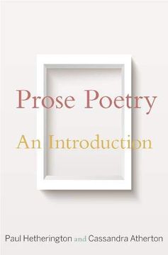 portada Prose Poetry: An Introduction (en Inglés)