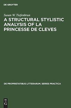 portada A Structural Stylistic Analysis of la Princesse de Cleves (en Inglés)