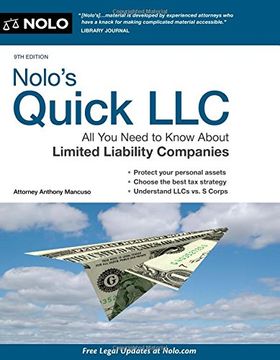 portada Nolo's Quick LLC: All You Need to Know About Limited Liability Companies (Quick & Legal)