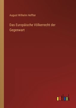 portada Das Europäische Völkerrecht der Gegenwart (in German)
