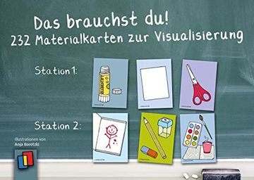 portada Das Brauchst du! 232 Materialkarten zur Visualisierung (en Alemán)