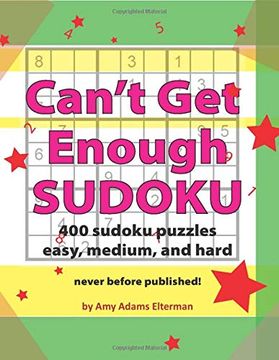 portada Can't get Enough Sudoku: 400 Easy, Medium and Hard Puzzles (en Inglés)