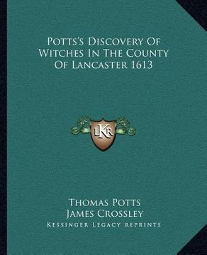 portada potts's discovery of witches in the county of lancaster 1613