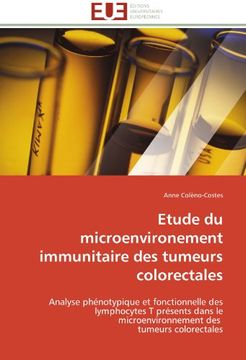 portada Etude Du Microenvironement Immunitaire Des Tumeurs Colorectales