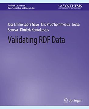 portada Validating Rdf Data (en Inglés)