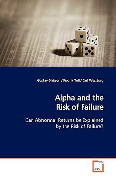 portada alpha and the risk of failure (in English)