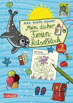 portada Mein Dicker Ferien-Rätselblock: Rätselspaß für Jungen und Mädchen ab 8 (9) (en Alemán)