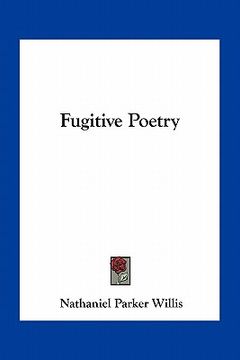 portada fugitive poetry (in English)