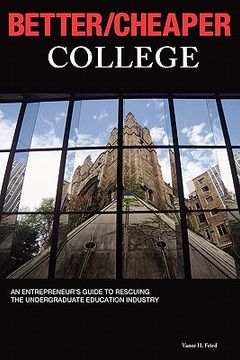 portada better/cheaper college (en Inglés)