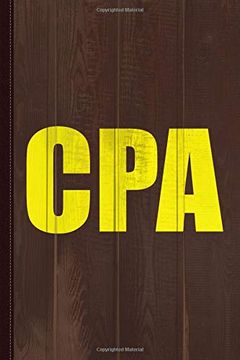 portada Cpa Journal Not: Blank Lined Ruled for Writing 6x9 120 Pages 