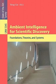 portada ambient intelligence for scientific discovery: foundations, theories, and systems (en Inglés)