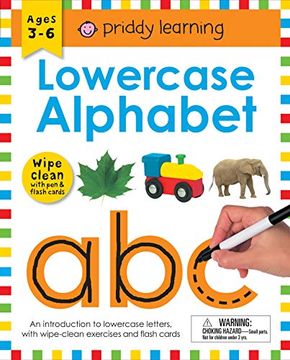 portada Wipe Clean Workbook Lowercase Alphabet e (Piddy Learning) 