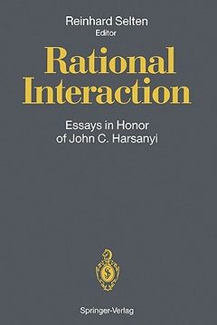 portada rational interaction: essays in honor of john c. harsanyi (en Inglés)