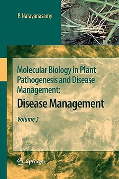 portada molecular biology in plant pathogenesis and disease management: microbial plant pathogens, volume 1 (in English)