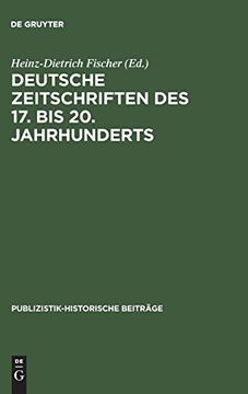 portada Deutsche Zeitschriften des 17. Bis 20. Jahrhunderts (en Alemán)
