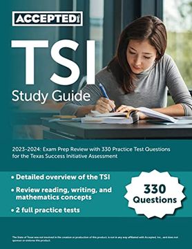 portada Tsi Study Guide 2023-2024: Exam Prep Review With 330 Practice Test Questions for the Texas Success Initiative Assessment (en Inglés)