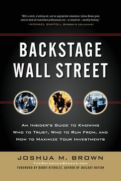 portada Backstage Wall Street (Pb) (en Inglés)